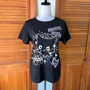 ACDC Rag Lolita EGL Yami Kawaii Devil Punk Kitty Cat Tee T-shirt Top
